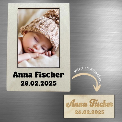 magnet mockup with metal bg transparent