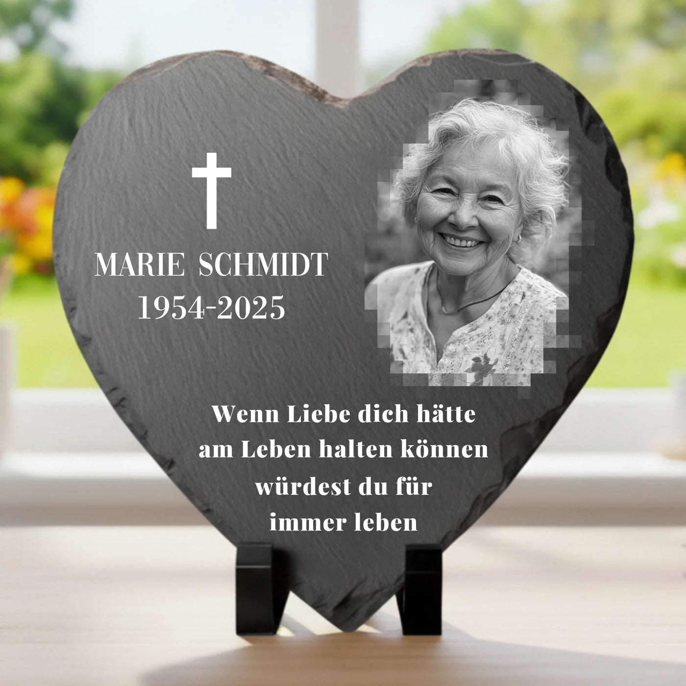 Memorial rock mockup