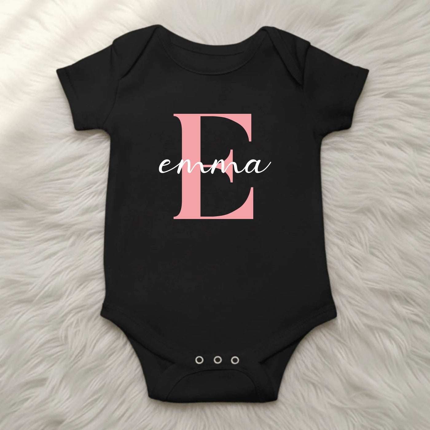 Black baby t-shirt mockup tinyfied