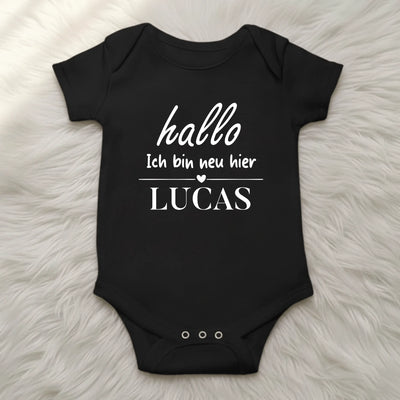 Black baby t-shirt mockup tinyfied