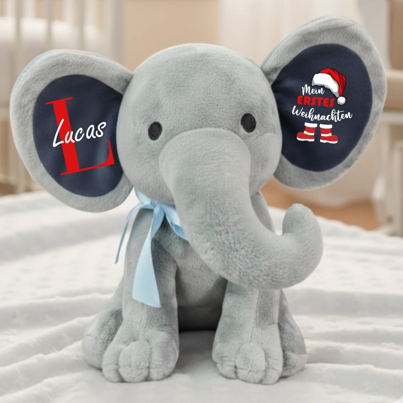 Gray elephant mockup
