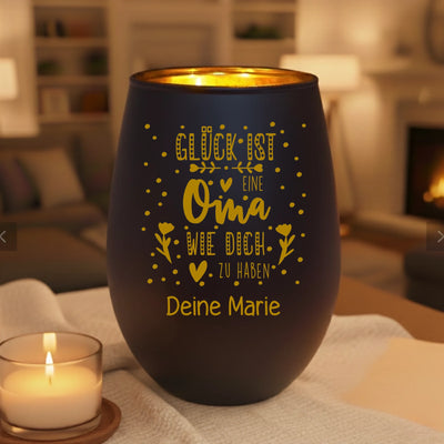 black candle mockup