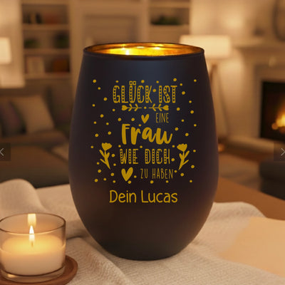 black candle mockup