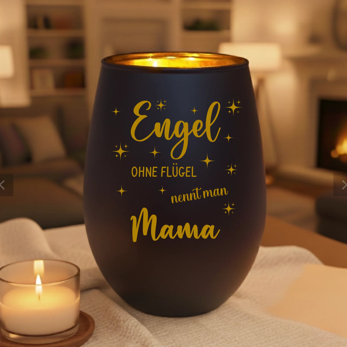 black candle mockup